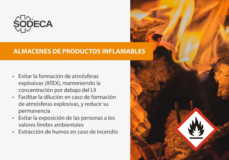 almacenes inflamables