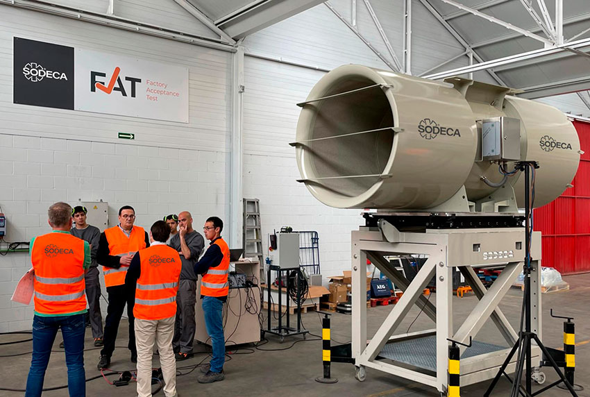 Ensayo de ventiladores y Factory Acceptance Test (FAT)